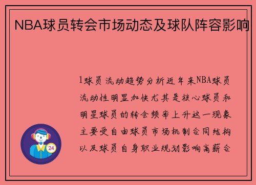 NBA球员转会市场动态及球队阵容影响